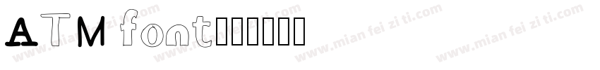 ATM font字体转换